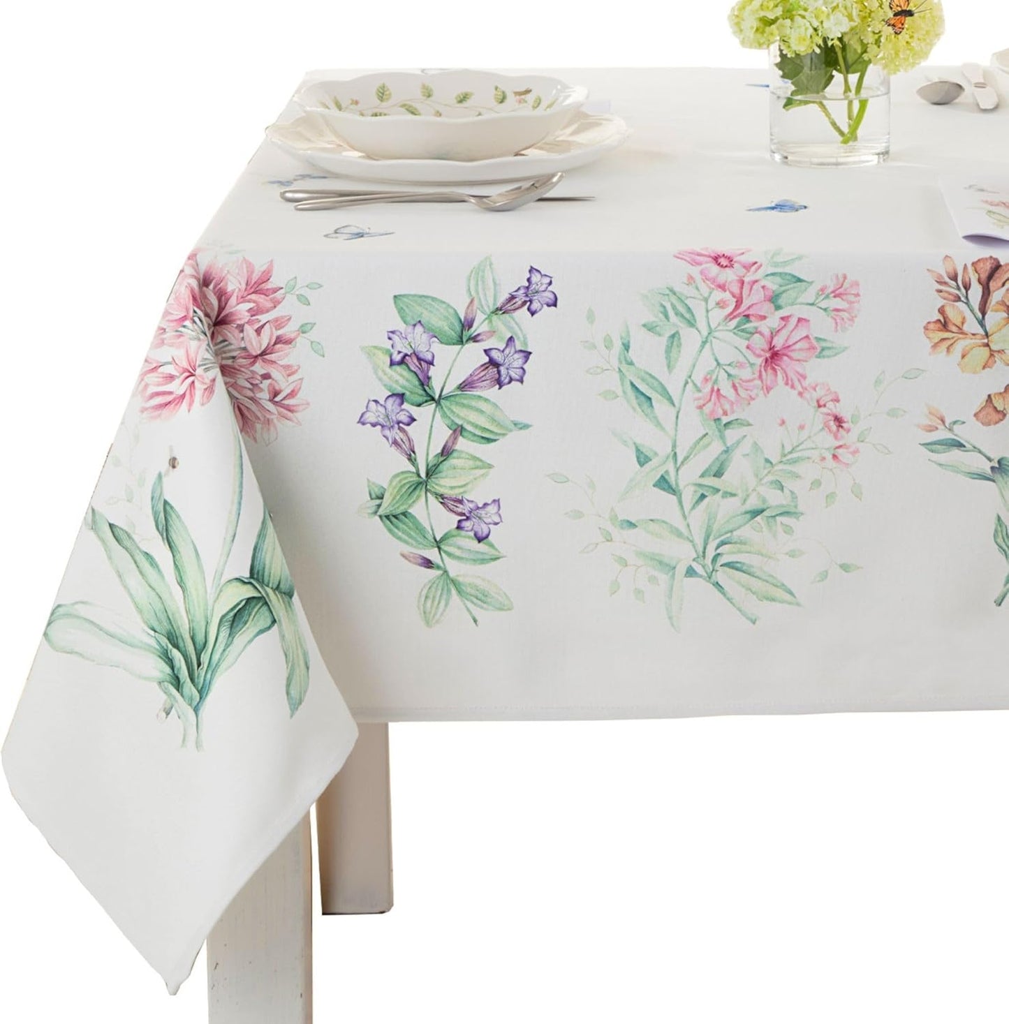 Mantel de jardín Lenox Butterfly Meadow multicolor 60x120 pulgadas