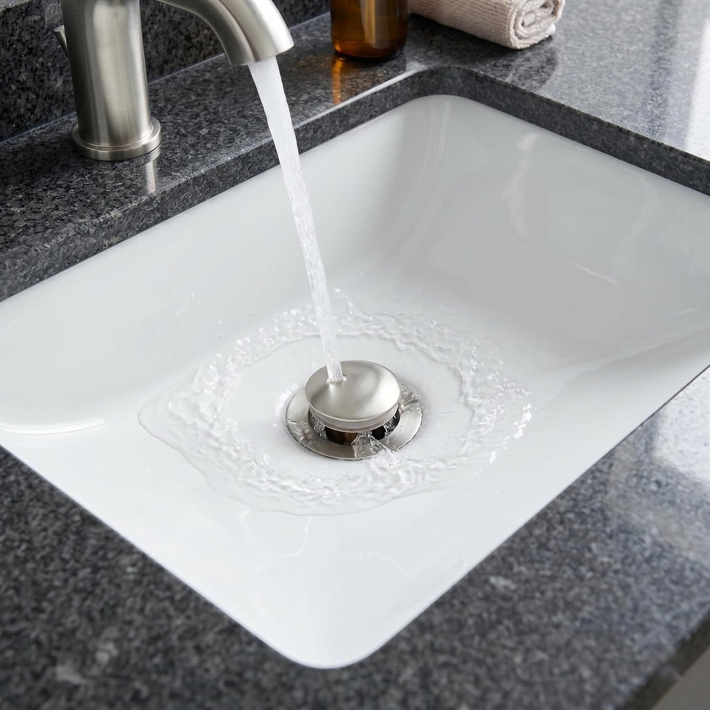Desagüe baño acero inox T-304 con cesta