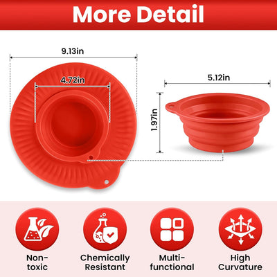 Tapa silicona para tazón KitchenAid 4.5-5qt rojo