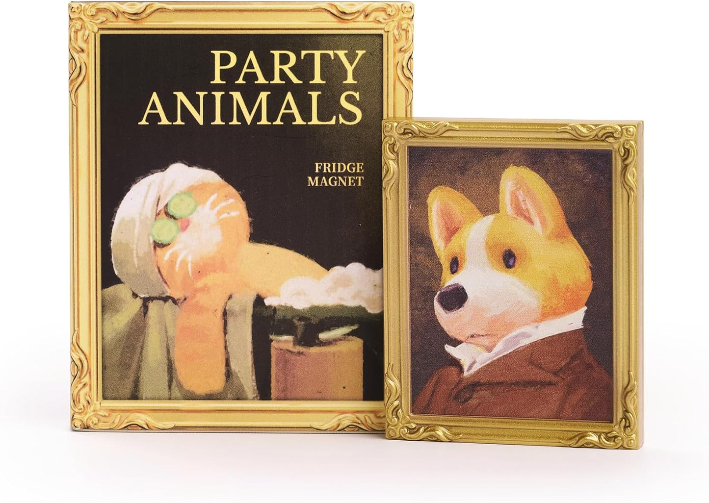 Magnetas animales para nevera serie famosos cuadros