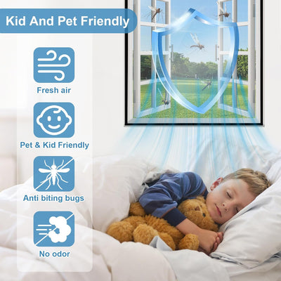 Pantalla ventana autoadhesiva 36x55pulg malla fibra vidrio