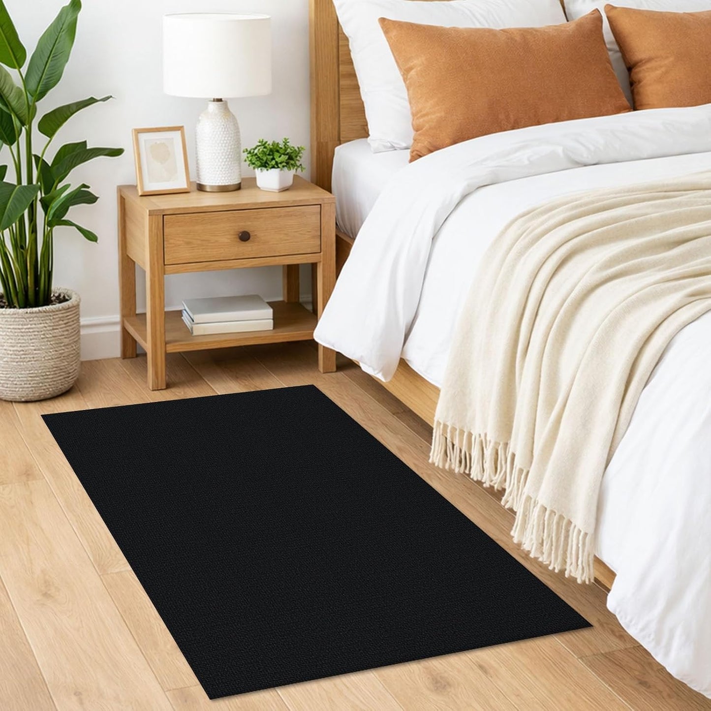 Alfombra cocina 2x3pulg algodón trenzado antideslizante