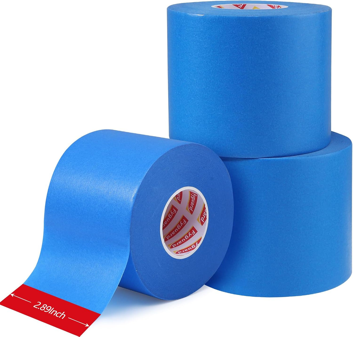 3 Rollos Cinta Pintor Azul 3pulg x55yardas