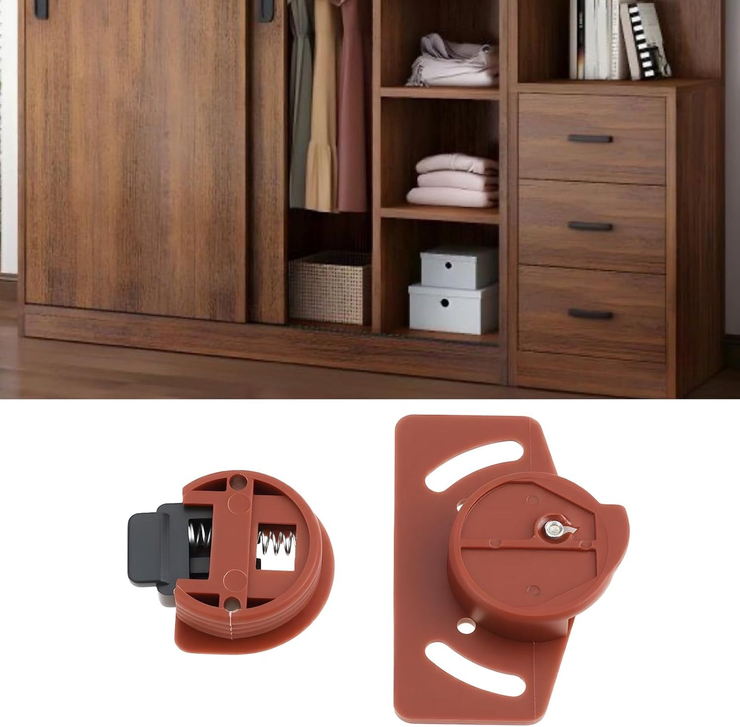 8 Sistemas Rodillos Guías Puertas Correderas Armarios