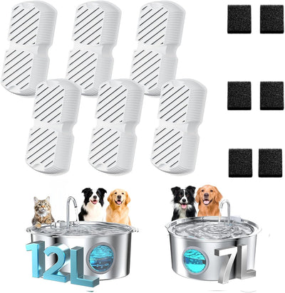 Filtro fuente agua perros grandes juego 3 meses