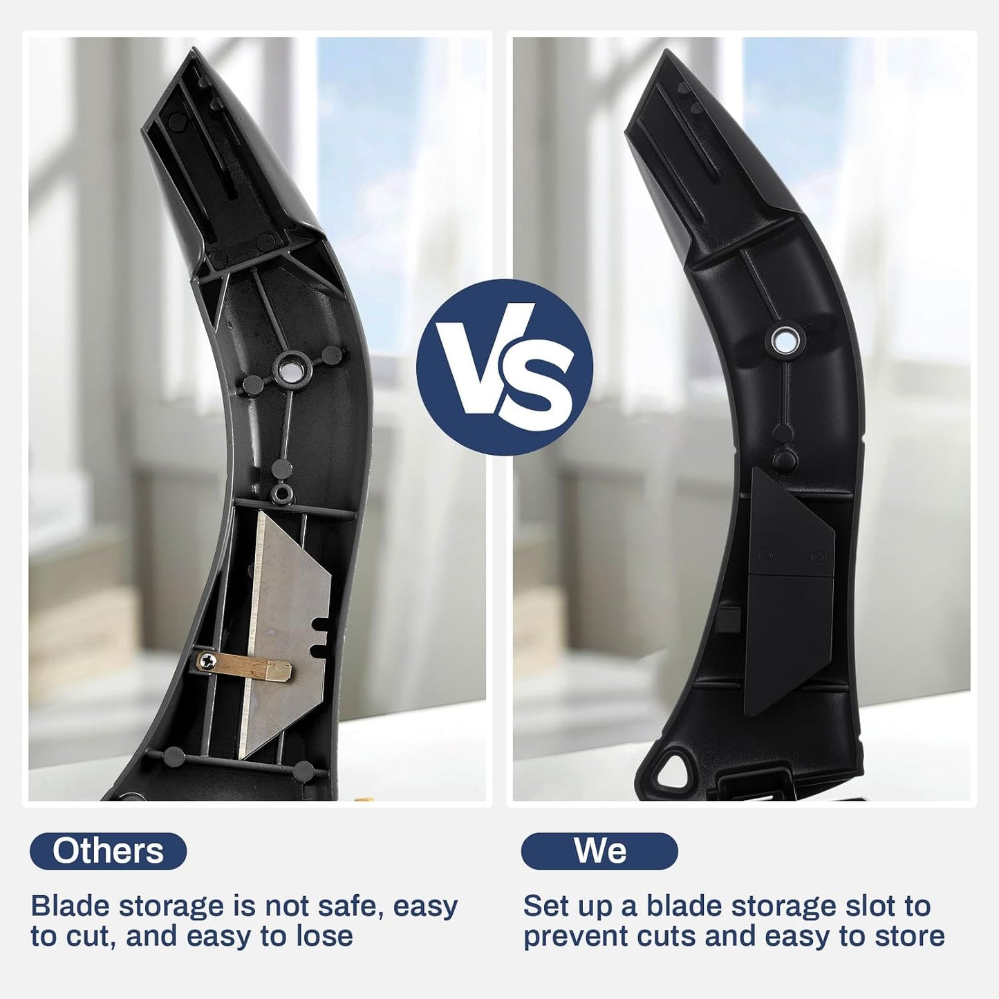 Navaja techos 4uds cuchillo utilitario para yeso vinilo