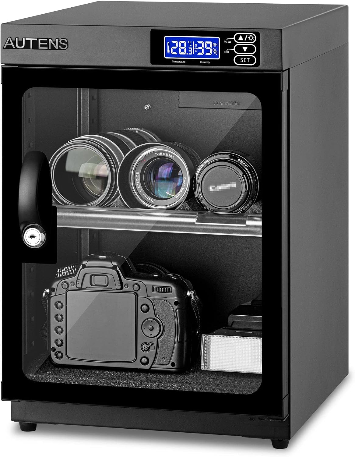 Caja gabinete deshumidificador 30L control digital