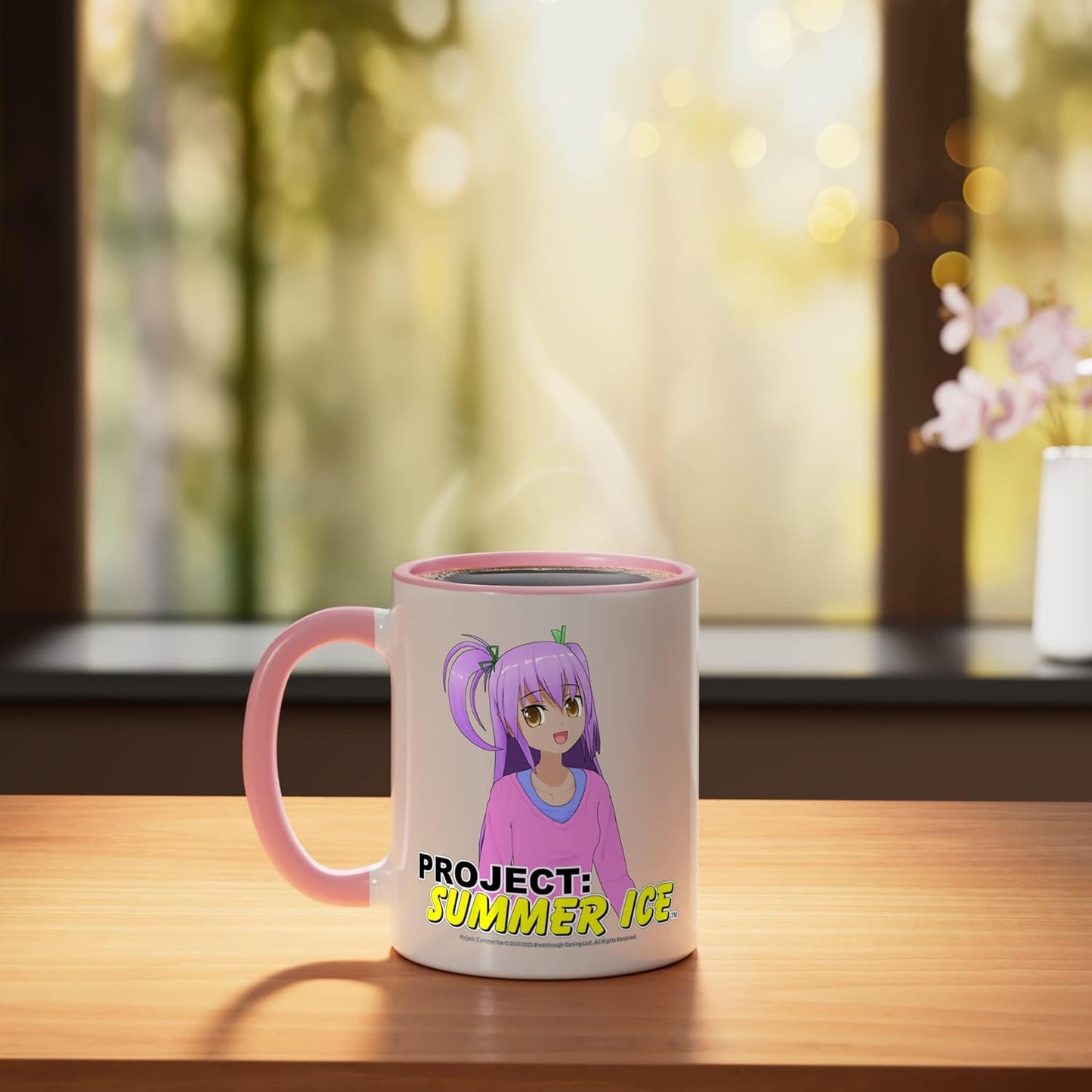 Taza Cerámica Project Summer Ice Rosa/Blanco