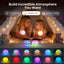 Luz nocturna esfera 3.5pulg RGB recargable magnética