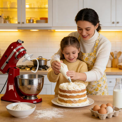Gancho de masa recubierto para KitchenAid 4.5/5 cuartos galón con cabezal inclinable