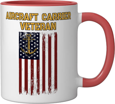 Taza cerámica día del padre color rojo y blanco