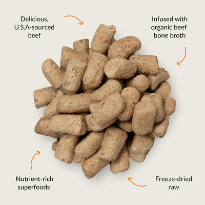 Alimento para mascotas superalimento carne