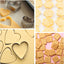 Juego de 30 mini cortadores de galletas y frutas de acero inoxidable