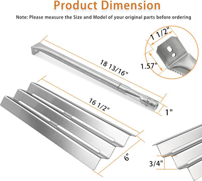 Repuesto parrilla Napoleon LEX485/605/730 LE LD485 acero inox