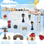 100 Pzas Accesorios Jardín de Hadas Setas Animales Miniaturas