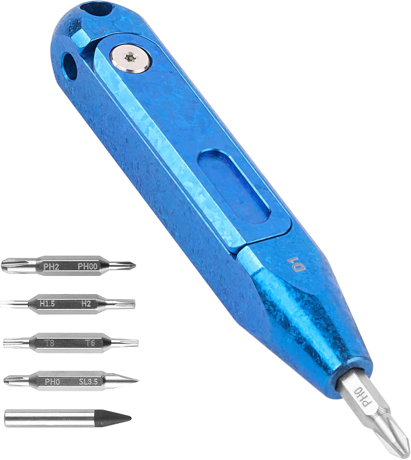 Destornillador multibit titanio EDC 8en1 herramienta