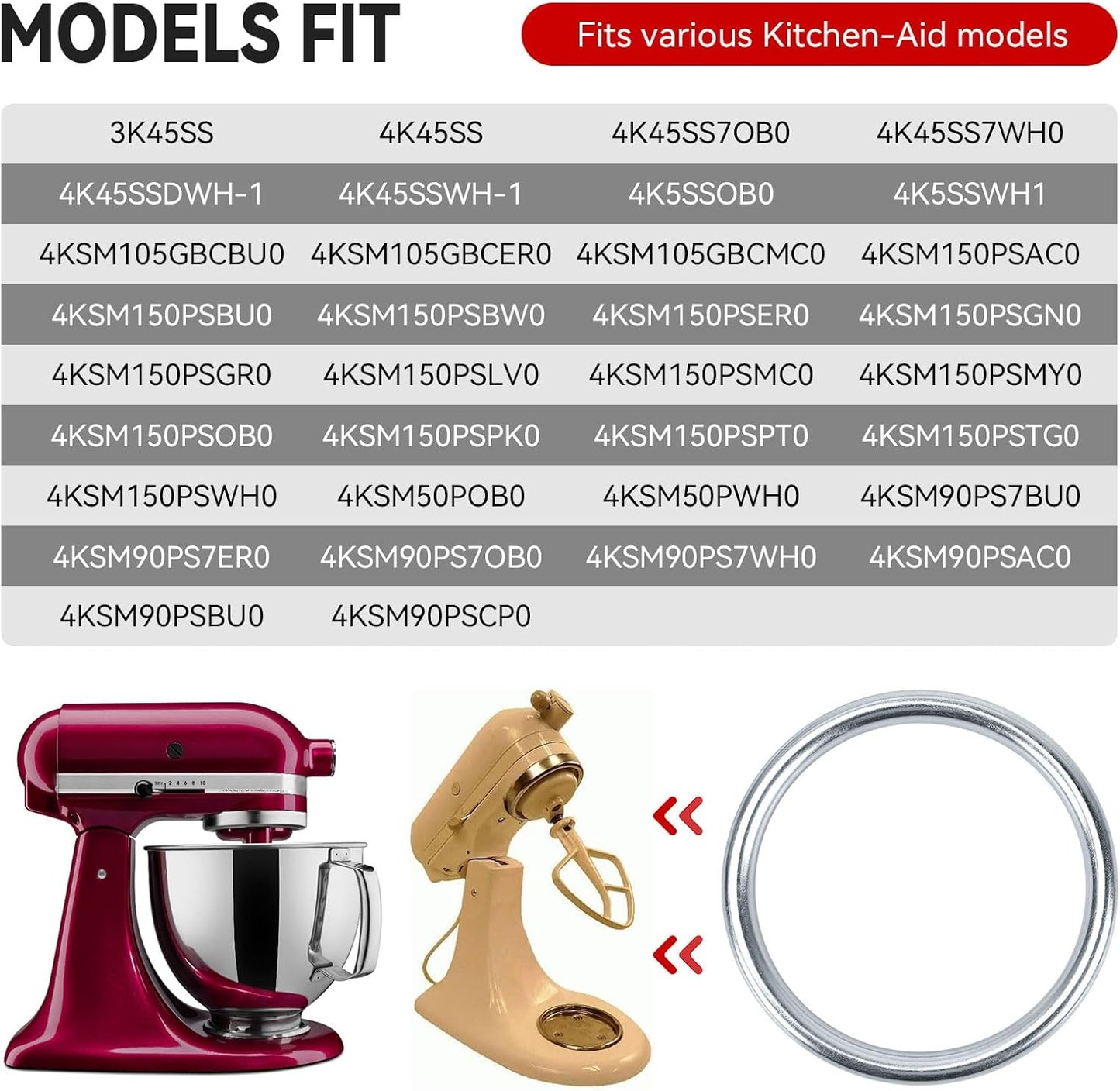 Anillo de goteo para batidora de pie Kitchenaid repuesto