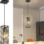 Luces colgantes negras isla cocina modernas ajustables