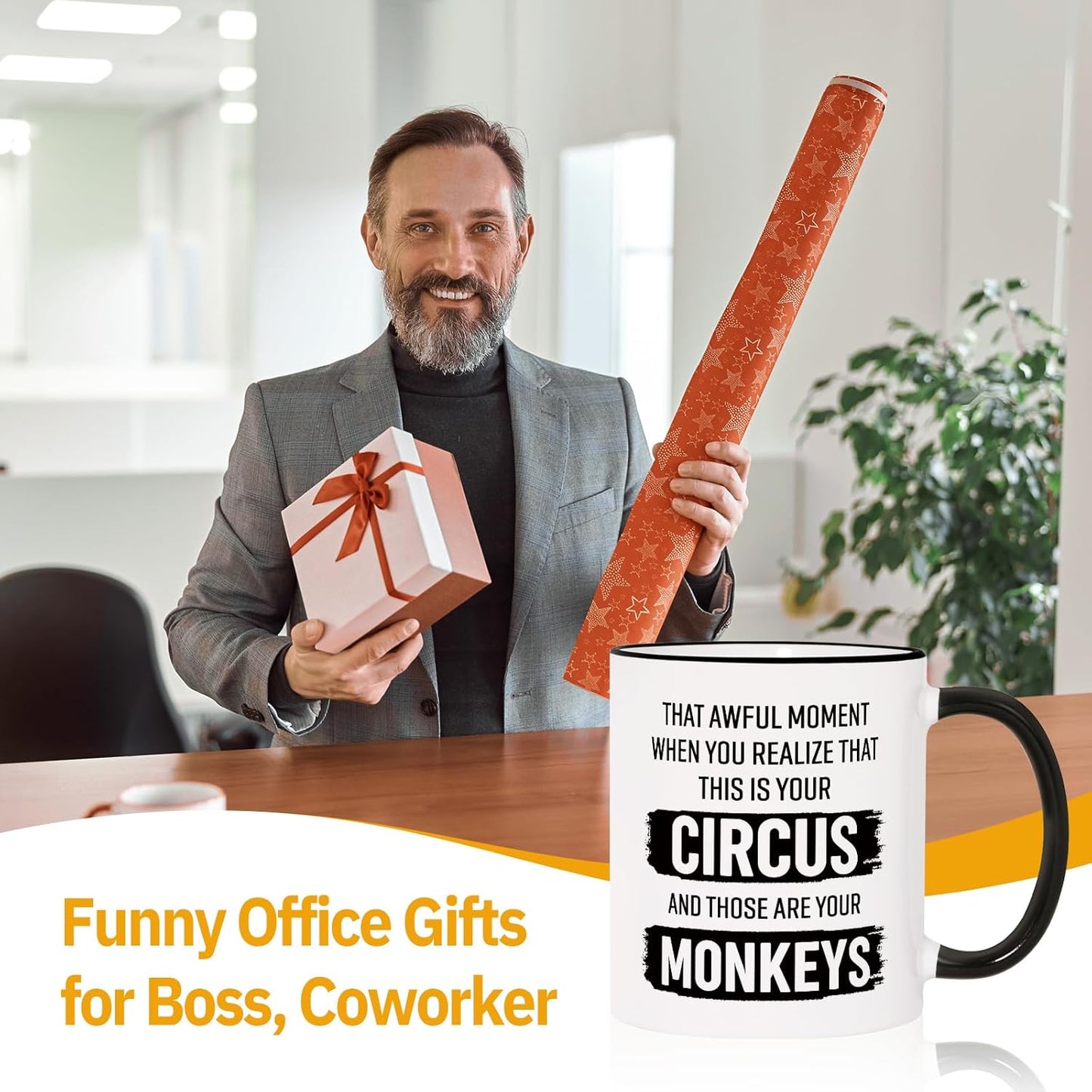 Regalos de oficina divertidos para compañero de trabajo, jefe y mamá