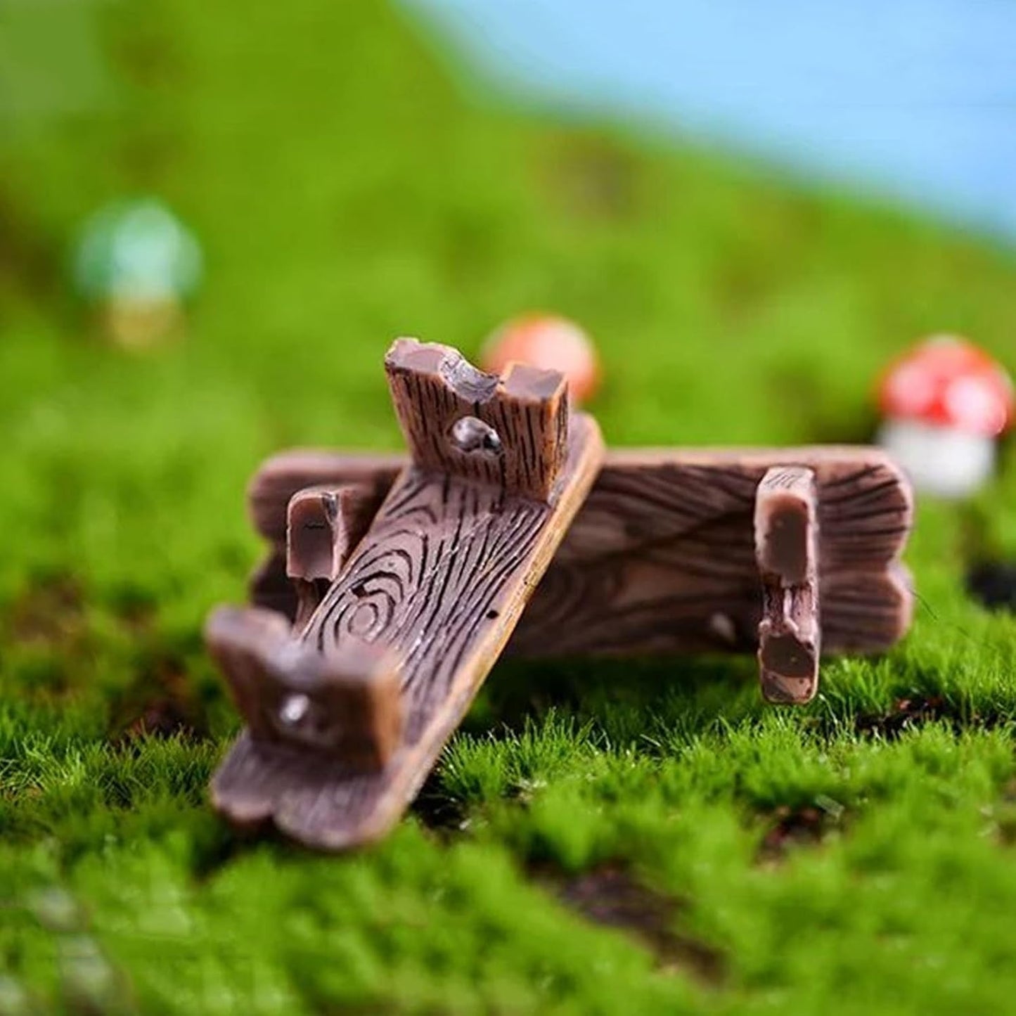 5 Pzas Figuritas Jardín Bonsái Hadas Mini Banco