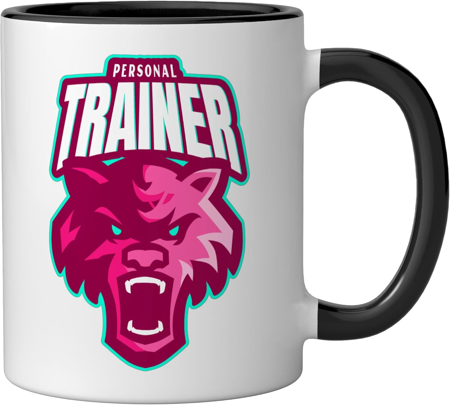 Taza cerámica para entrenador personal con diseño inspirado en la naturaleza