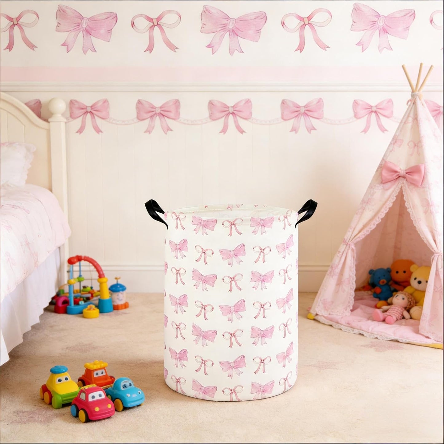 Cesta lavandería plegable impermeable para bebés