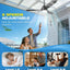 Ventilador techo exterior 42pulg luz LED enchufable reversible