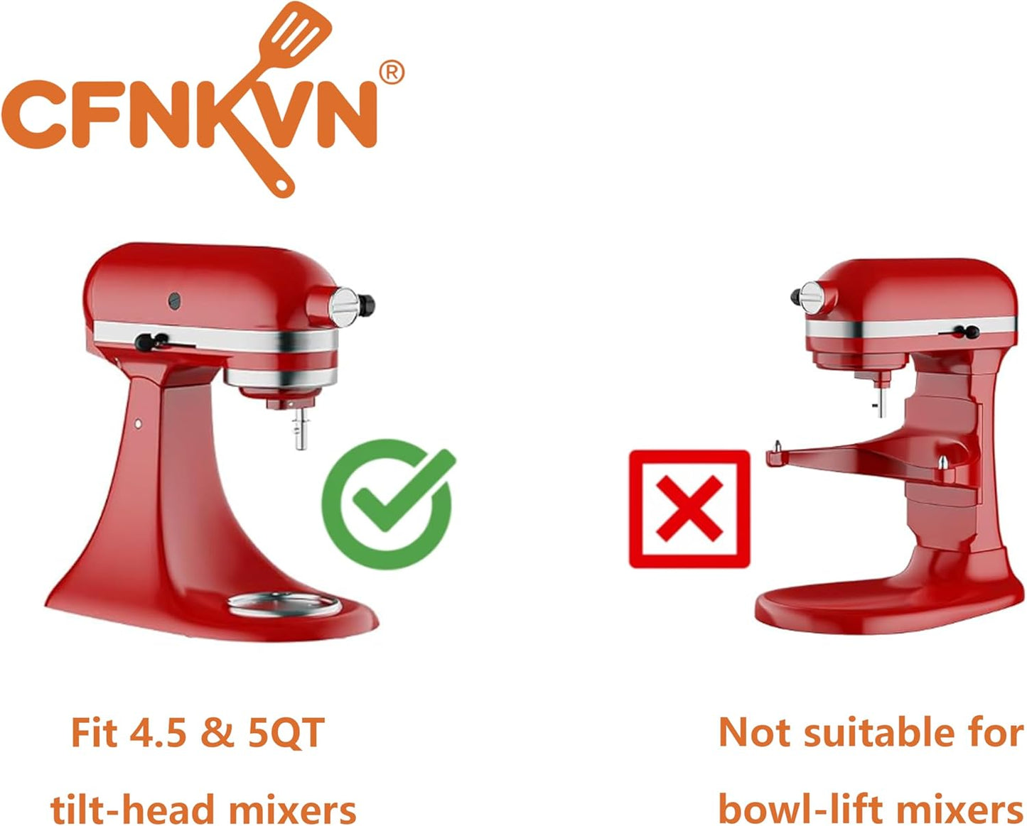 Tazón Mezcla Madera Nogal para KitchenAid 4.5-5qt Con Base Inox