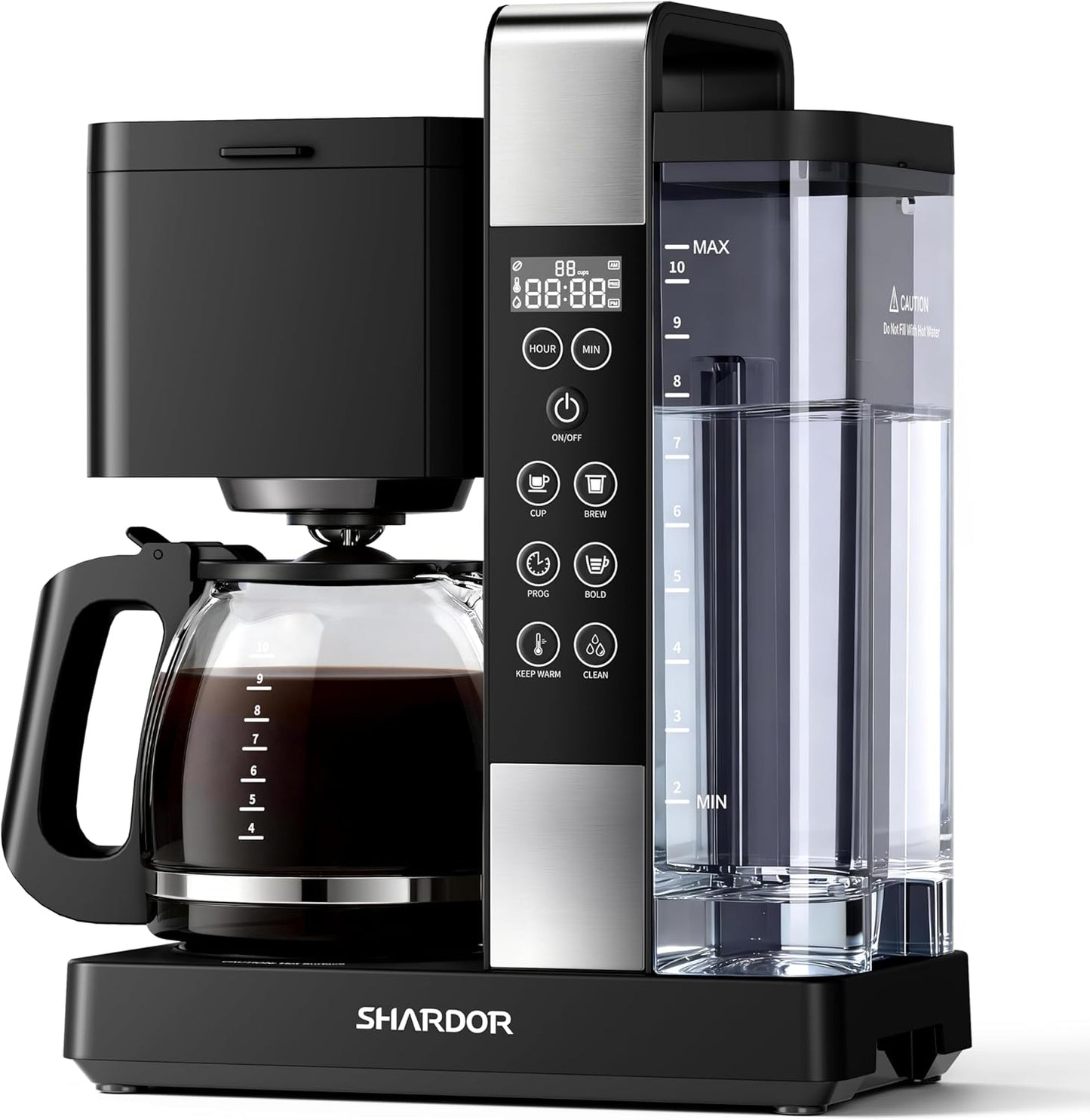 Cafetera goteo programable 10 tazas control ajustable
