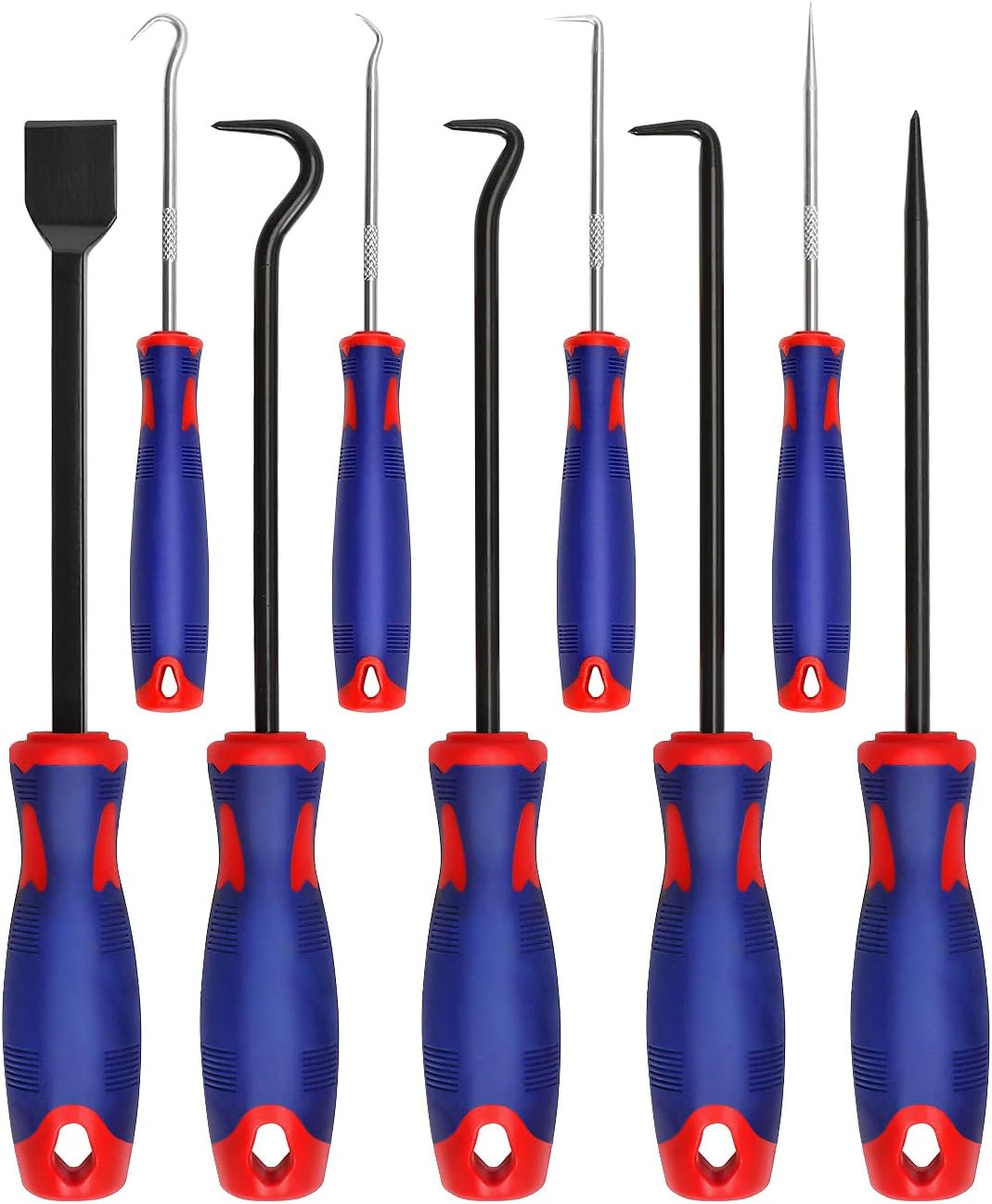 Set 9 Pzas Púas Ganchos Raspador Herramientas Automotrices