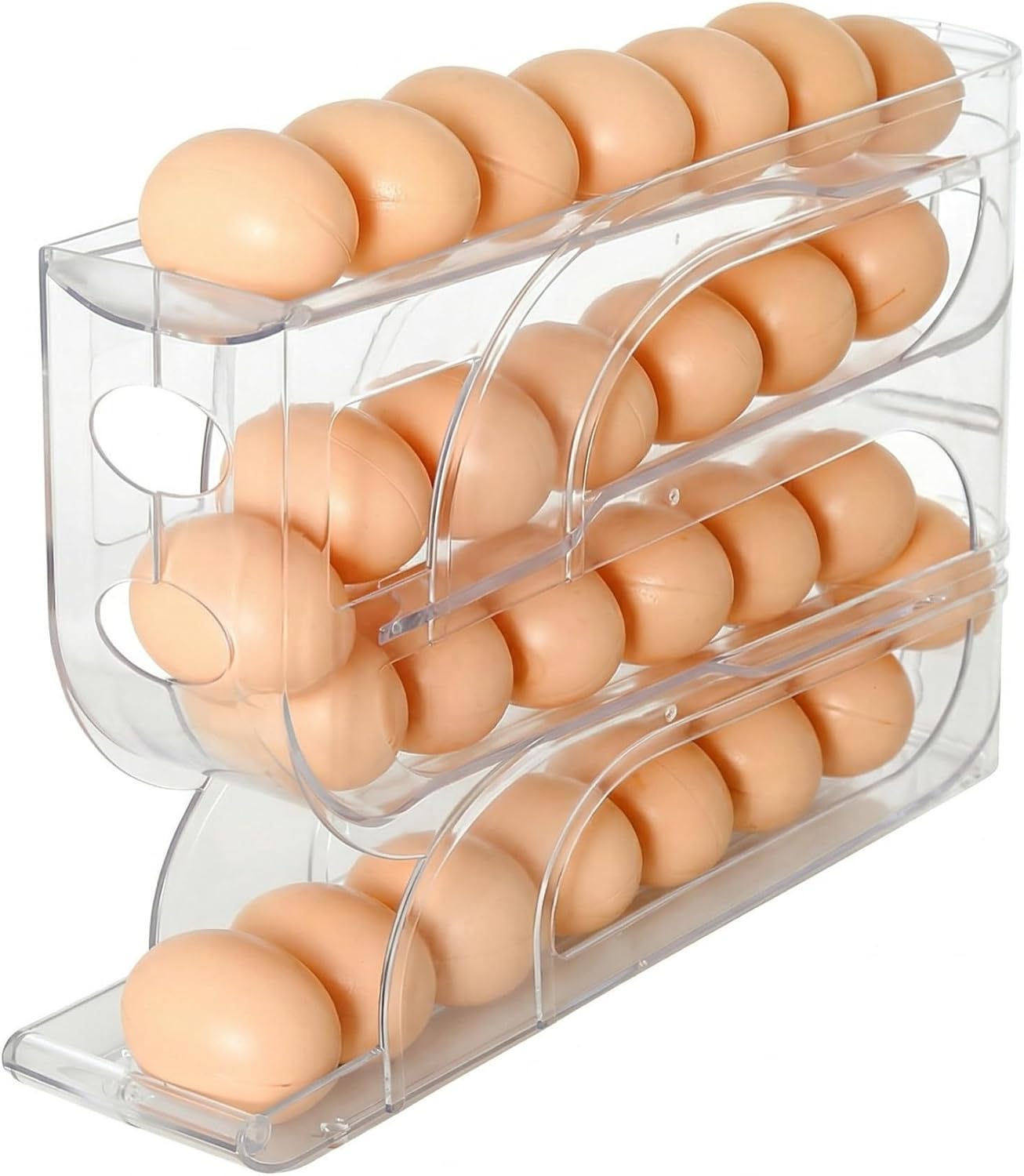 Dispensador huevos refrigerador material alimenticio