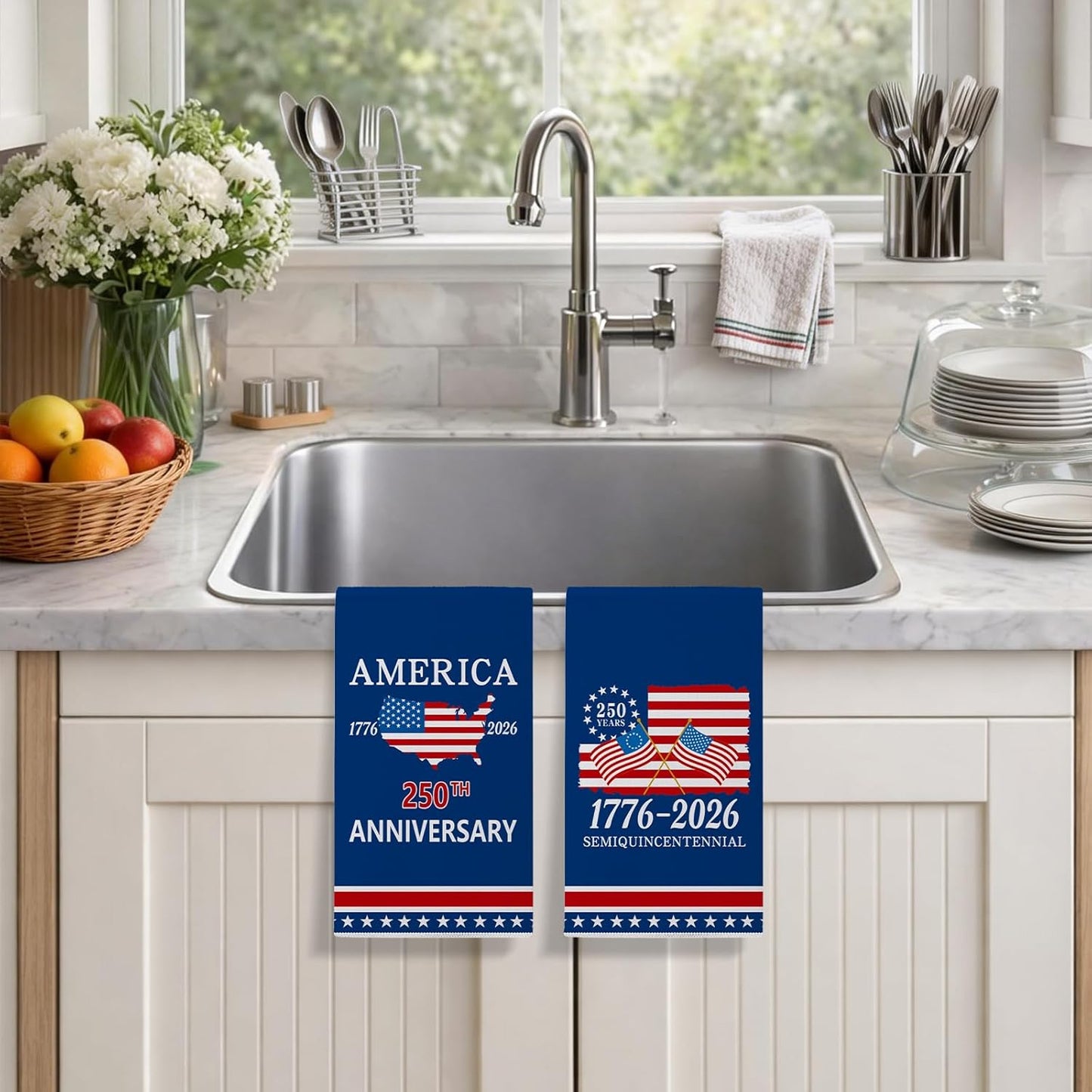 Toallas de cocina USA 250th 18 x 26