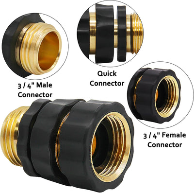 Accesorios conector rápido manguera 3/4pulg juego macho hembra