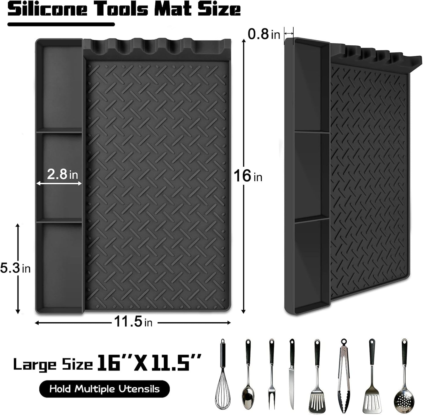 Alfombrillas silicona Blackstone antiadherentes parrilla