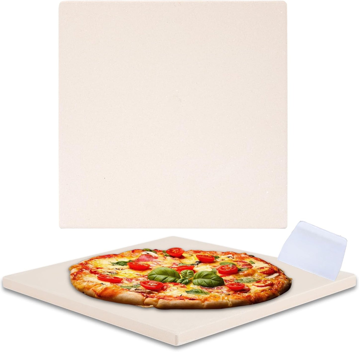 Piedra pizza cordierita 10x10.4pulg para horno