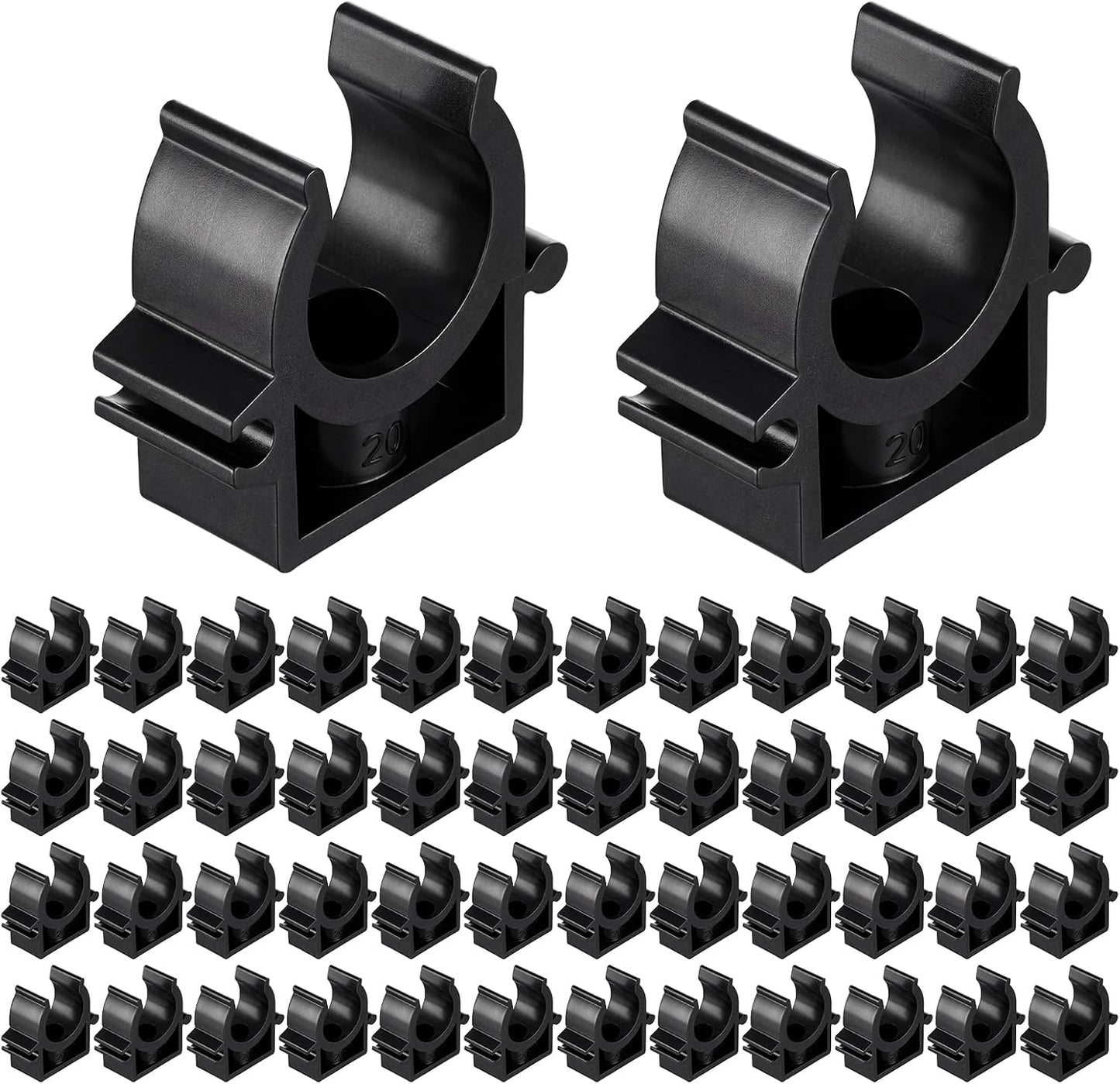 50 Clips Tubo 3/4" para Línea Aire Comprimido