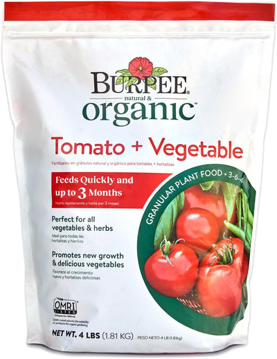 Alimento orgánico granular para tomate y vegetales 4lb