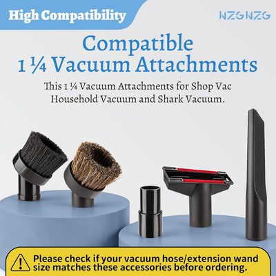 Cepillo accesorio vacío tiburón 1 1/4 kit aspiradora