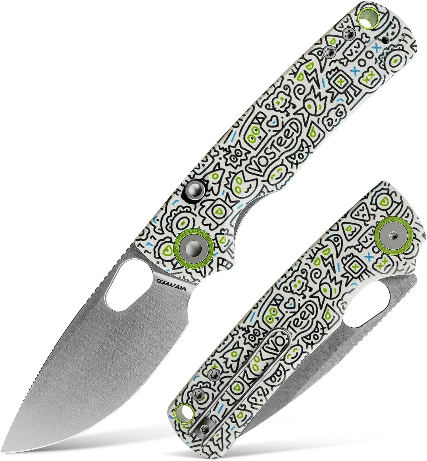 Cuchillo bolsillo 14C28N 2.99pulg Cerradura G10