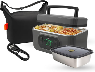 Fiambrera térmica inalámbrica 1.2L acero inox