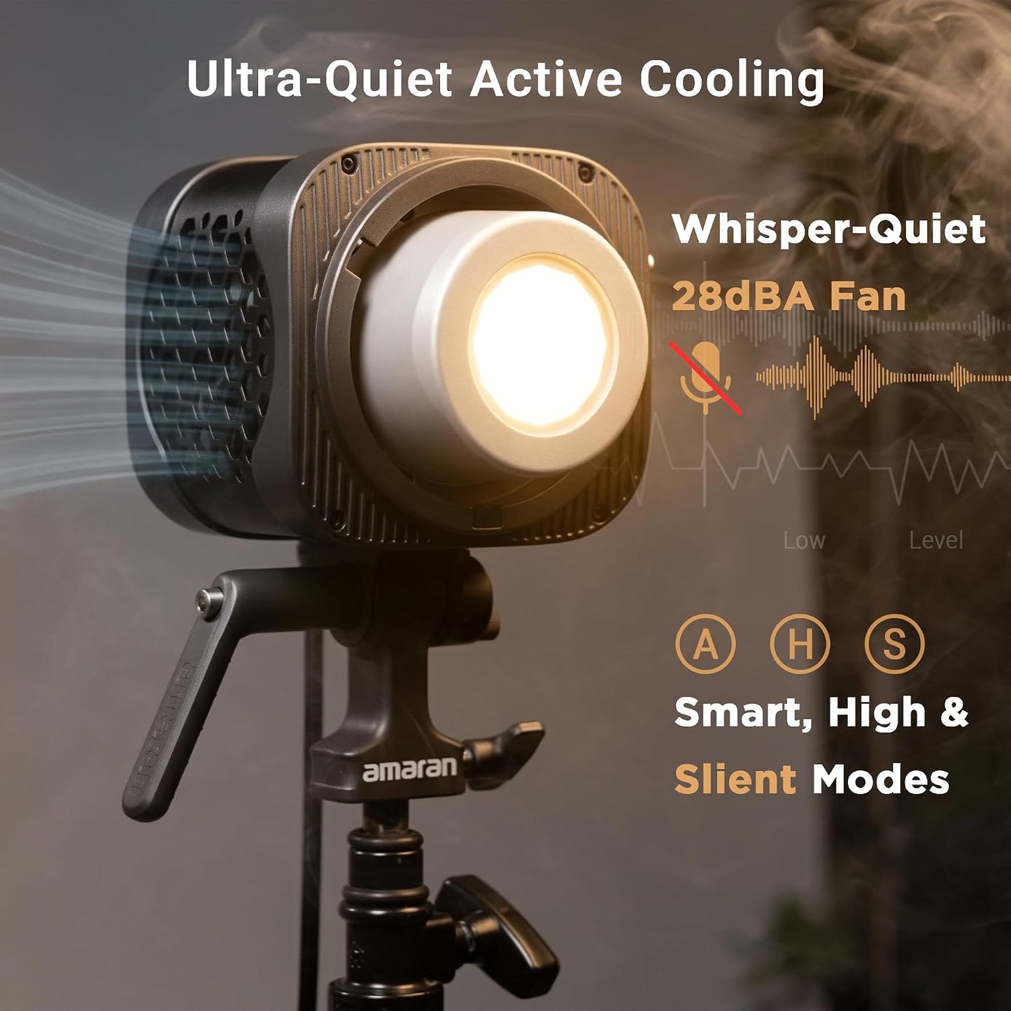 Luz LED COB bicolor 200W 2700K-6500K para estudio y video