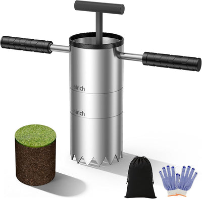 Herramienta corte agujeros golf acero inox mango antideslizante