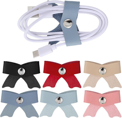 6 Pzas Organizador Cables Auriculares USB