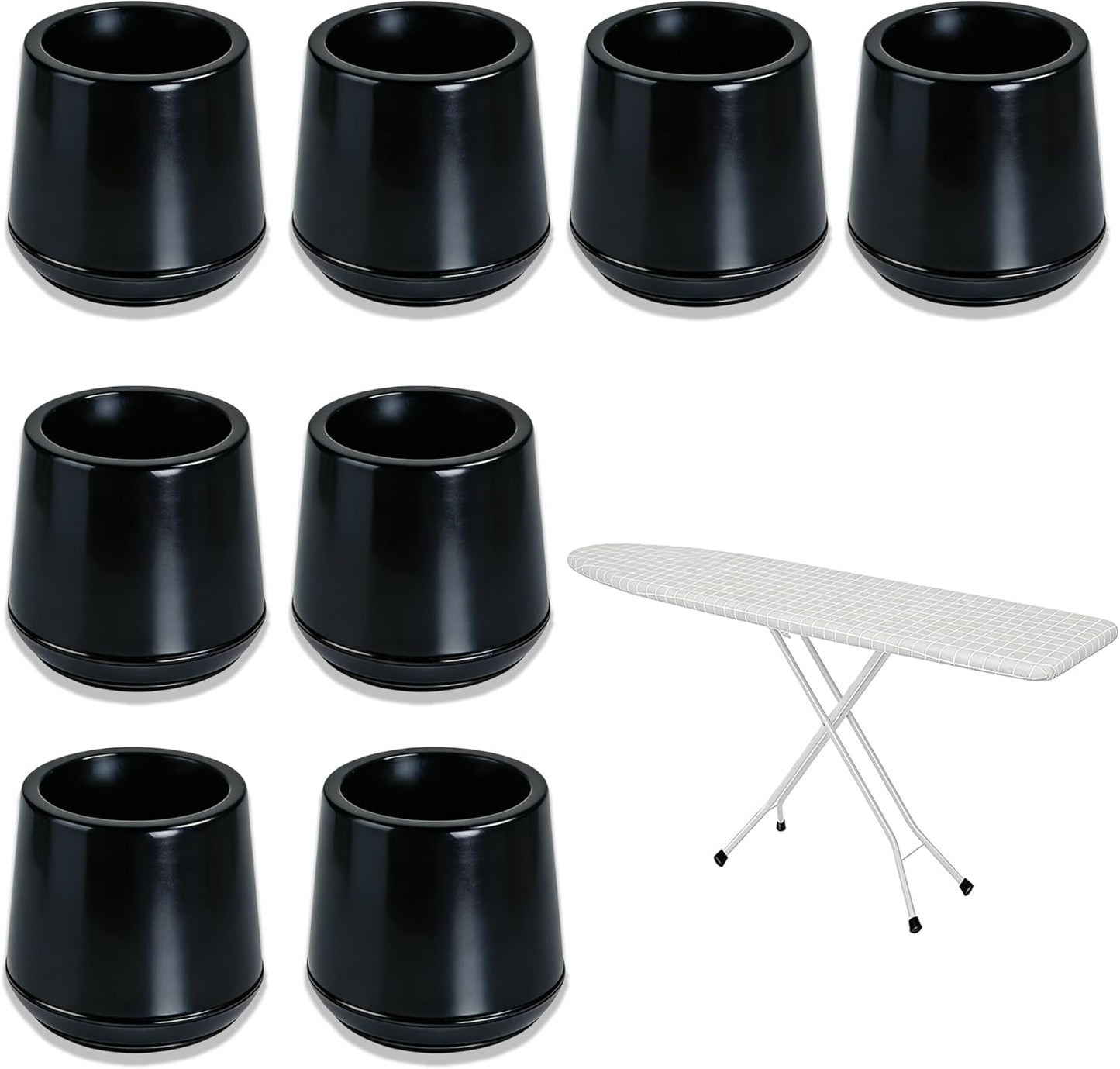 8 Tapas Goma Redondas Protectores Patas Mesa