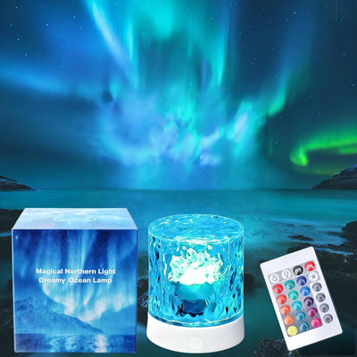 Proyector luz inalámbrico aurora borealis dormitorio