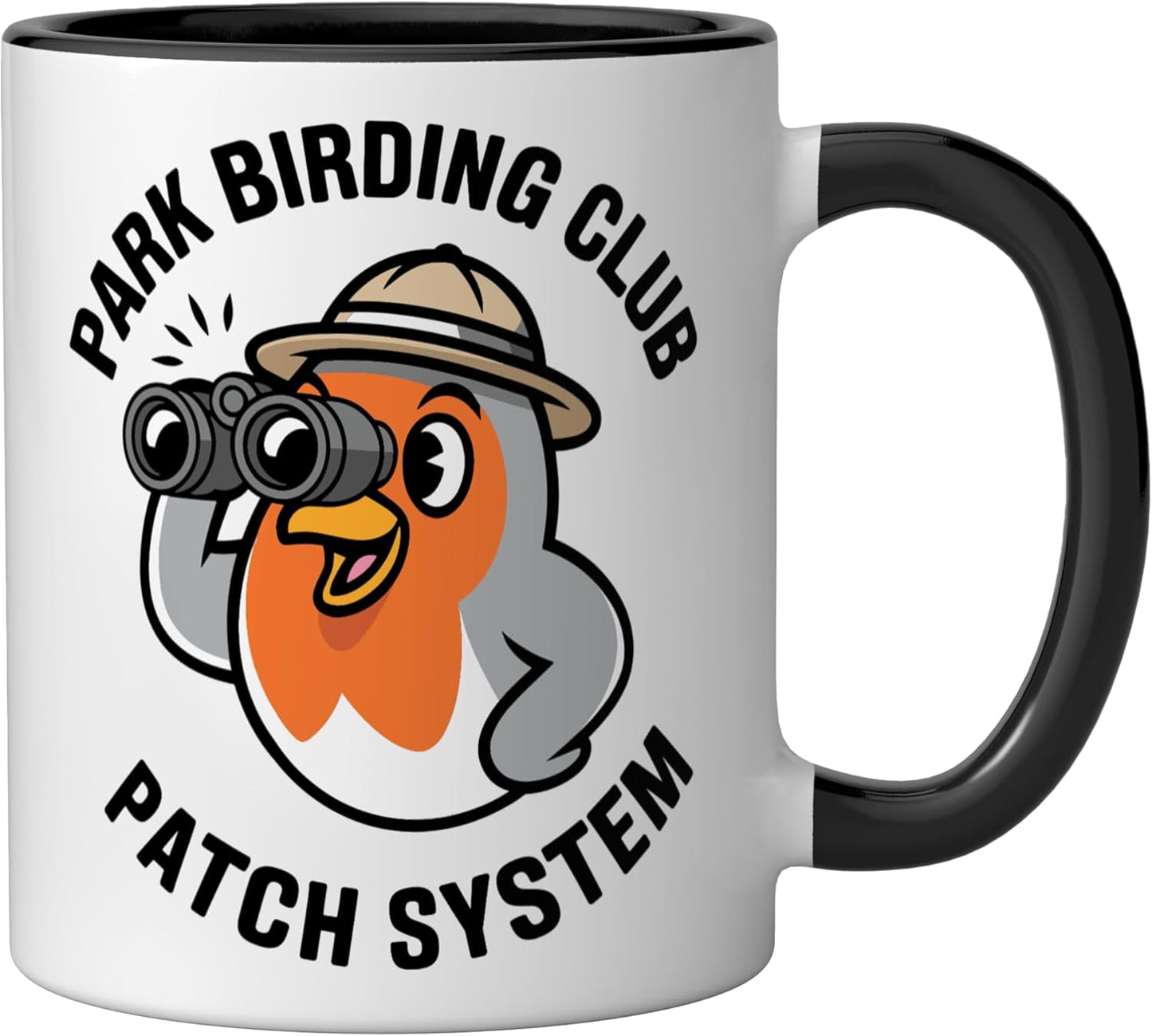 Taza Cerámica Robin Cartoon Black/White