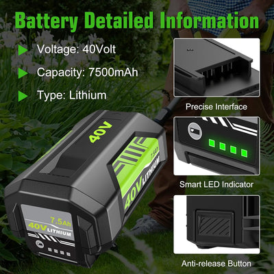 Batería Ryobi 40V repuesto comp OP4026