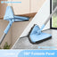 Trapeador pared techo 80pulg cabezal plegable 4 felpilla