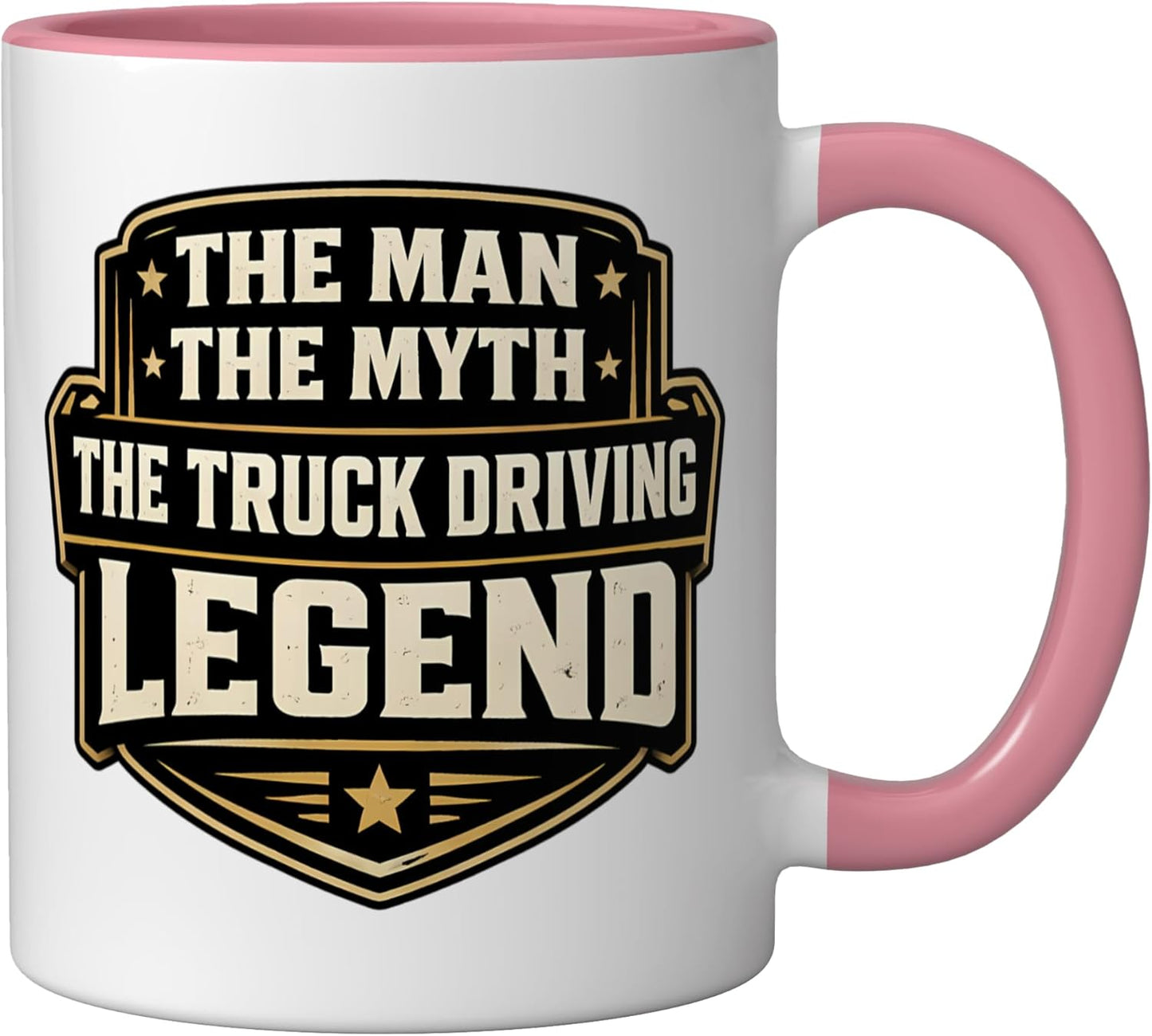 Taza cerámica para camionero The Man The Myth The Truck Driving Legend
