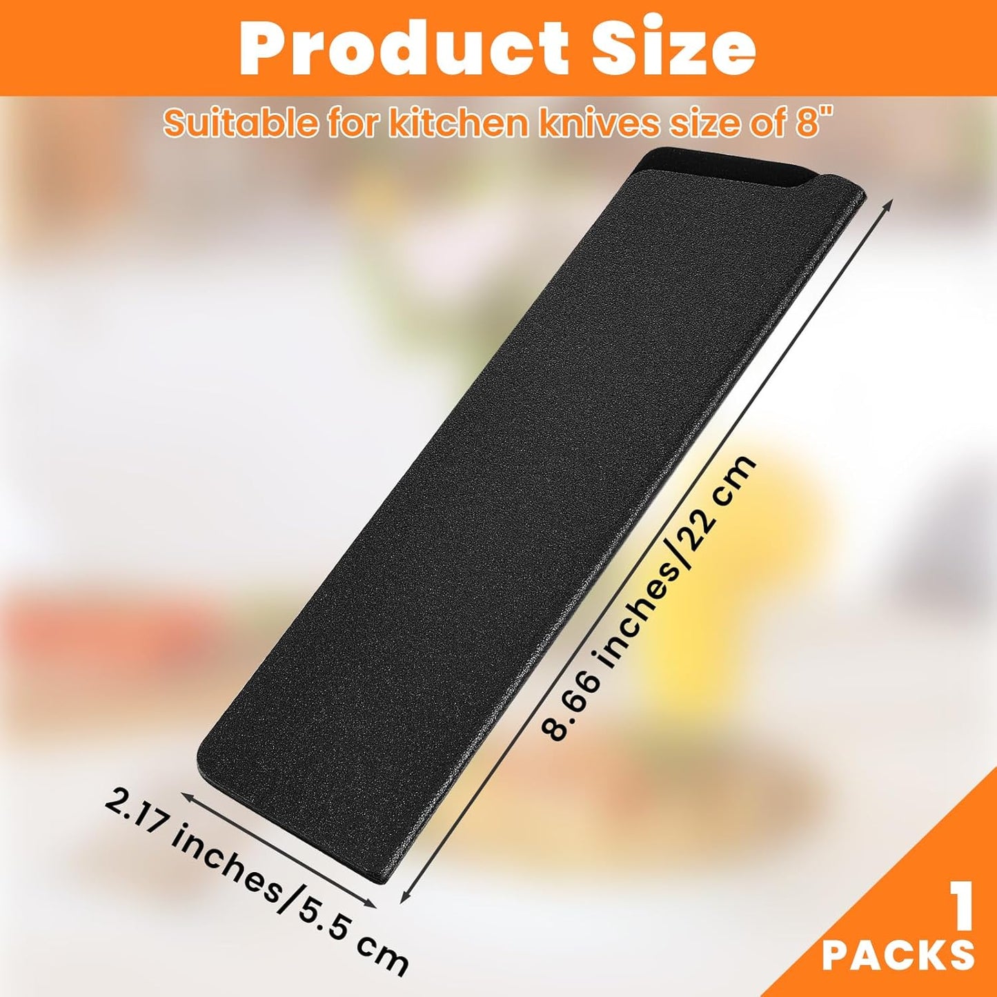 Funda para cuchillo extra fuerte con forro de fieltro impermeable